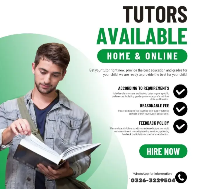 Expert Home Tutors F-5 Markaz Islamabad Experienced Tutors F-5 Markaz Islamabad