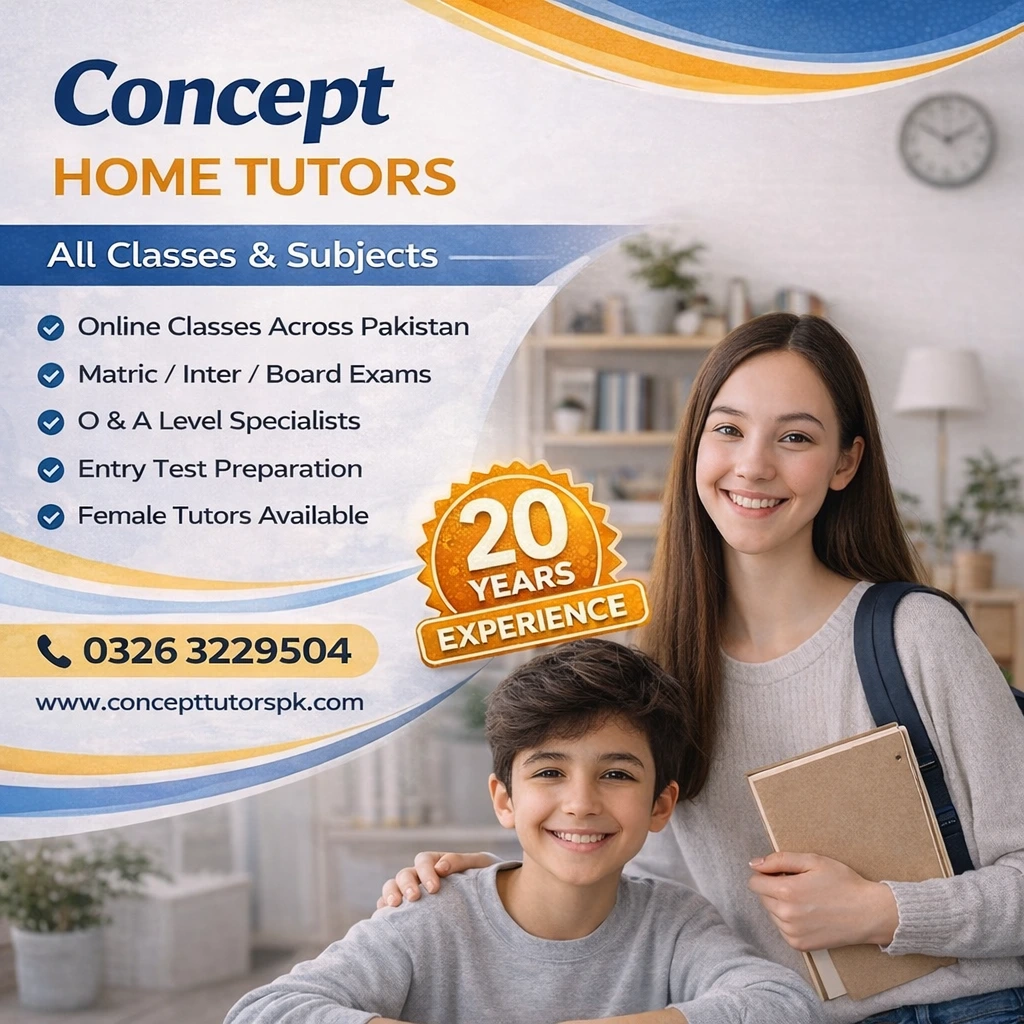 Personalized Home Tuition Services in PCSIR Phase 2 Lahore Personalized home tuition in PCSIR Phase 2, Lahore, helps students learn according to their class, curriculum, and individual academic needs. Support includes Cambridge O/A Levels, IGCSE, Matric, FSc, and junior classes, with subject-focused lessons, revision, past paper practice, and structured examination preparation.
