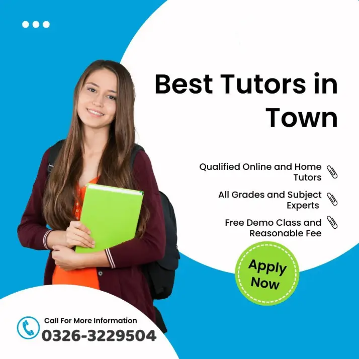 Male-Female Home tutors in Askri 10 Lahore